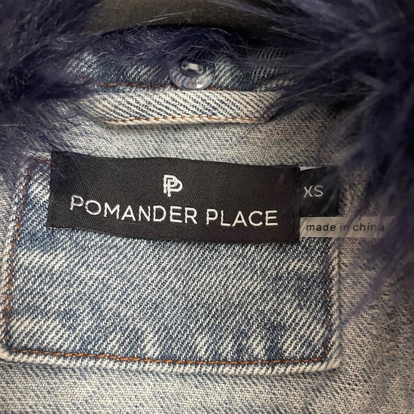 Tuckernuck Denim Jacket with Removable Fur Collar - Picture 7 of 8